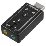 ADAPTADOR PLACA DE SOM DE AUDIO 7.1 USB KNUP HB-T64