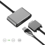 Adaptador Conversor Usb-c Tipo C Para Vga E Hdmi Tv Dmh0504 (1)