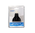 Adptador Placa De Som Exterma Usb 7.1 4 Canais Usom-20 Exbom (1)