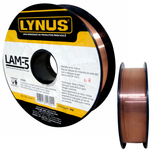 Arame De Solda 0,8mm Aws Er70s-6 Lam-5 – Lynus (3)