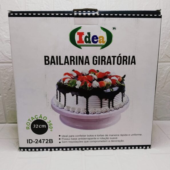 Bailarina Giratoria 32cm Id-2472b Rotação 360° Plastico Bran (1)