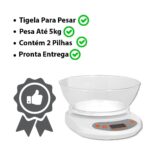 Balança Digital 5kg Ud74 123util com cuba uso alimento 1