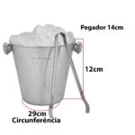 Balde C Pegador Inox 12cm 2pçs Linha Classic 750mml Ud302 (1)