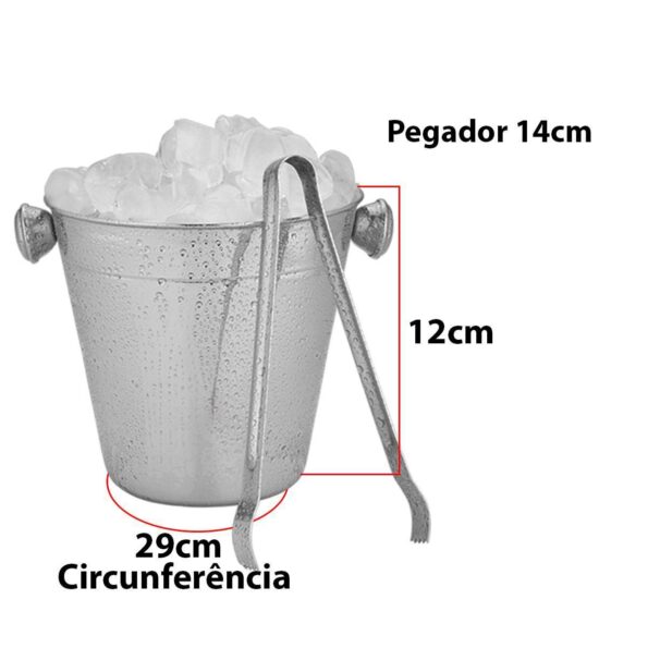 Balde C Pegador Inox 12cm 2pçs Linha Classic 750mml Ud302 (6)