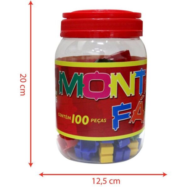 Bloco De Montar Facil Color C100un 7695607 (2)