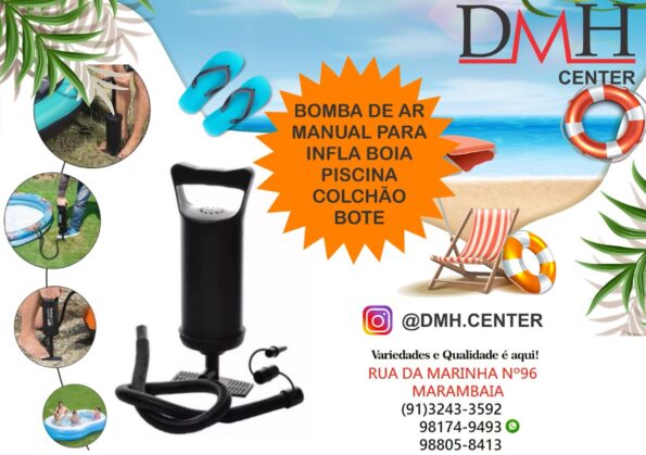 Bomba De Ar Manual Pcolchão Inflavel 30×8,7cm Ws29p386 (2)