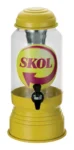 CERVEJEIRA CHOPEIRA DE VIDRO CBASE E ALUMINIO SKOL 2,6L