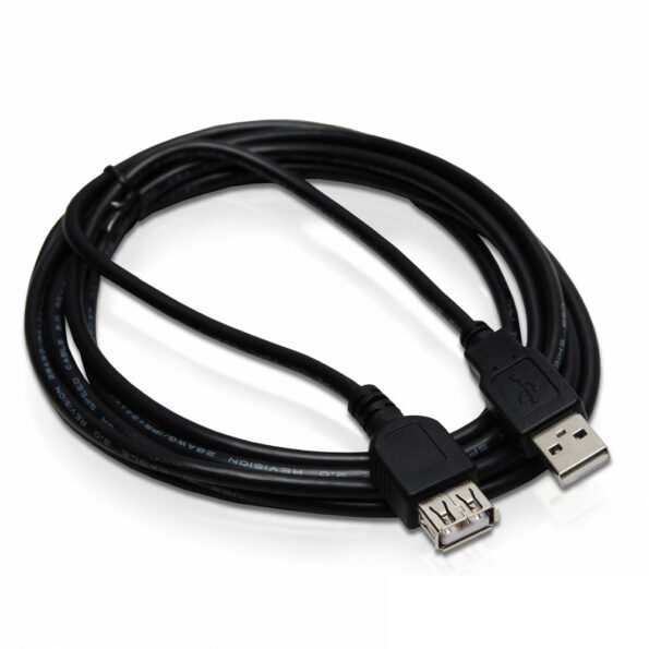 Cabo Extensor Usb Macho X Fêmea 1.5m – Preto (3)