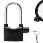 Cadeado C Alarme 110db Aro Medio Alarm Preto Lock Cd-155 (1)