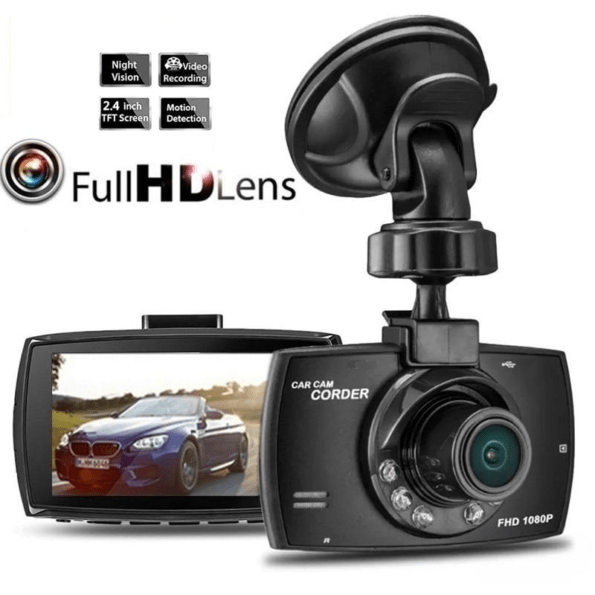 Camera De Carro 2.4 Full Hd 1080p Dash Dvr Segurança (2)