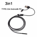 Camera Endoscópica 10m Usb Tipo-c 8mm, 720p, 3 Em 1, Android B0207 (5)