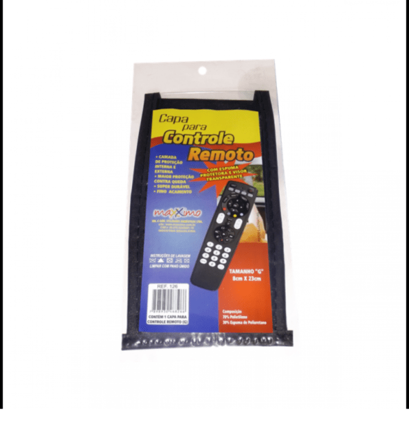 Capa Para Controle Remoto Grande 23x8cm Maxximo 126 9915407