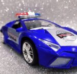 Carro Com Controle Remoto Policia Sq-3627 22x10cm (1)