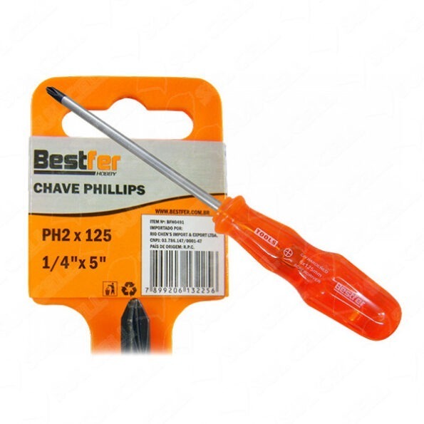 Chave Phillips Pta Mag Crv 14x5pol – Ph2x125mm Bfh0491 (1)