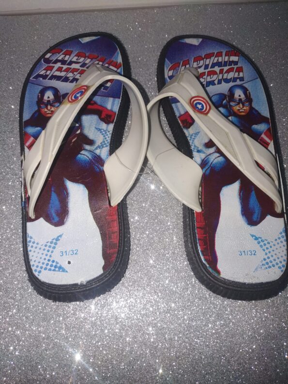 Chinelo Sandalia Imfantil Super Heroes – Capitão America (1)