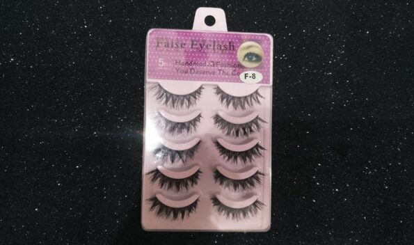 Cilios False Eyealash Portiços 5 Pares 10und F-8 (1)