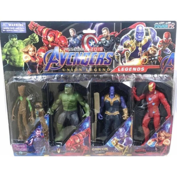 Coleção Bonecos Vingadores Power Fx Assemble 2019 – Kit 01