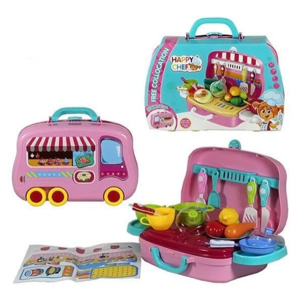 Conjunto Cozinha Minha Maleta Super Chef Tk-1512 Toy King (1)