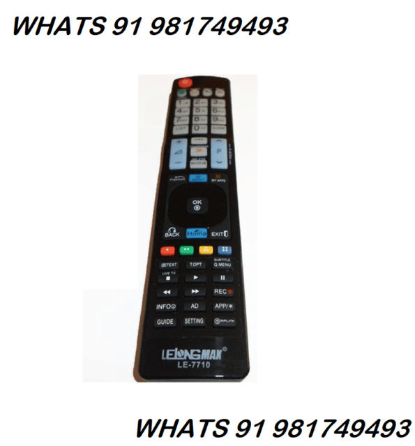 Controle Remote Para Tv Lcdled Lg Le-7710 Lel (1)