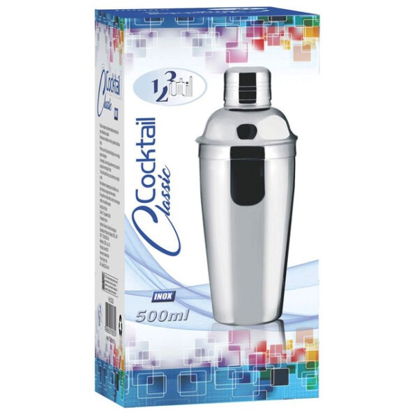 Coqueteleira Shakeira De Inox Classic 500ml Ud226 (1)