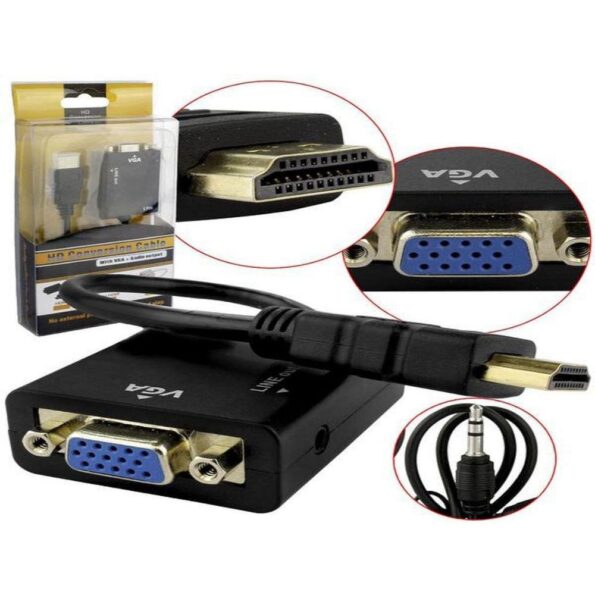 Corversor Hdmi Para Vga Hd-vga (2)