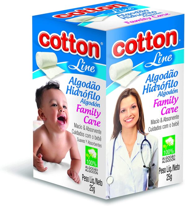 Cotton Line- Algodão Hidrófilo 100% Algodão (2)