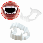 Dentadura De Plastico Branco C4pçs 6151 (1)