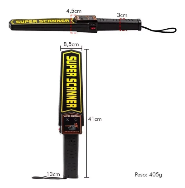 Detector de metais portatil alta sensibilidade profissional marca mbtech (1)