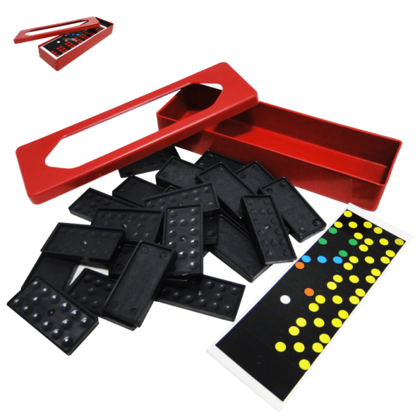 Domino Plastico Colorido 003 45x25x5mm 6359007 003