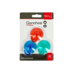 Ganchos Multiuso 3pçs Ventosa Wx5015 Plastico Color Wellmix (2)