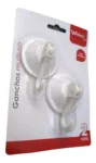 Ganchos Multiuso Ventosa 2pçs Plast Wx5016 Wellmix (2)
