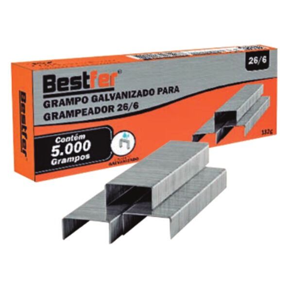 Grampo Galvanizado 266 (5.000unid) Bfh1772