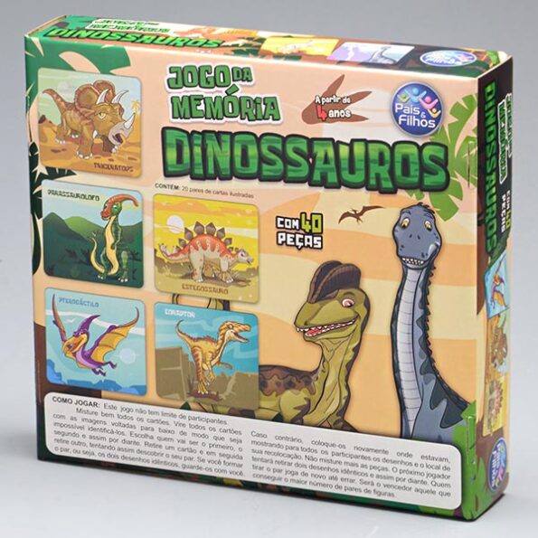 Jogo Da Memória Dinossauros – Pais E Filhos (2)