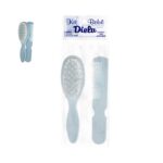 Kit Bebe Caricia Com Escova + Pente Na Solapa 14,5cm (1)