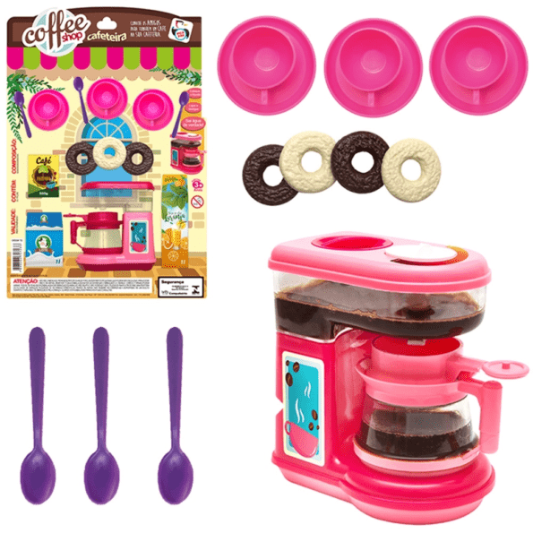 Kit Cozinha Infantil Ccafeteira + Xicara