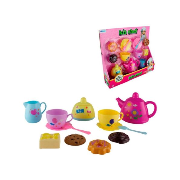 Kit Cozinha Infantil Chazinho Com Bule Bq-029 Promoção