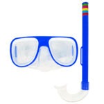 Kit De Mergulho E Snorkel Azul Sun Way (1)