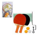 Kit De Ping Pong Completo Com 2 Raquetes, 3 Bloas (1)