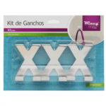 Kit Ganchos Multiuso 3pçs Inox 5cmx6,5cm Wincy – Ixd01037 (2)