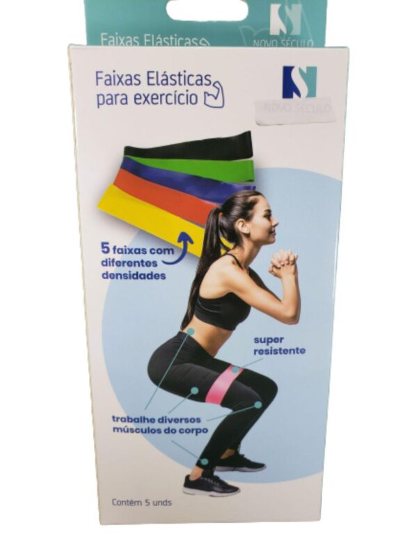 Kit Mini Bands Faixas Elásticas Circulares 5 Unidades (2)