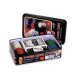 Kit Poker Baralho Cartas Cassino 80 Fichas