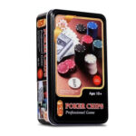 Kit Poker Baralho Cartas Cassino 80 Fichas