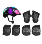 Kit Radical Capacete Joelheira Radical Dmr5486 Preto (1)