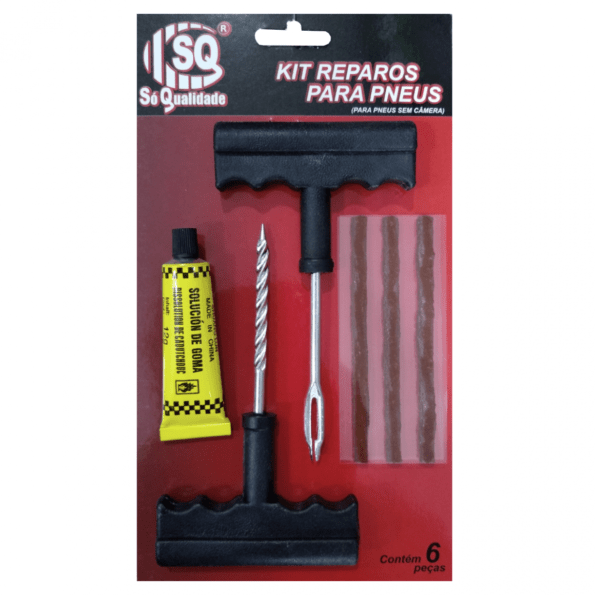 Kit Reparos P Pneus, C 6 Pçs Sq-3499 (1)