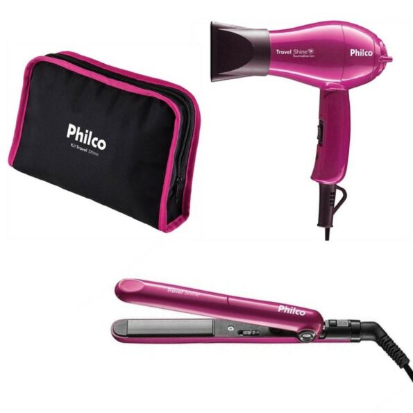 Kit Secador E Chapinha Philco Travel Shine (2)