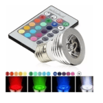 Lampada Led Remote Controll Colorida 3w Rgb Megaace Sl-e27