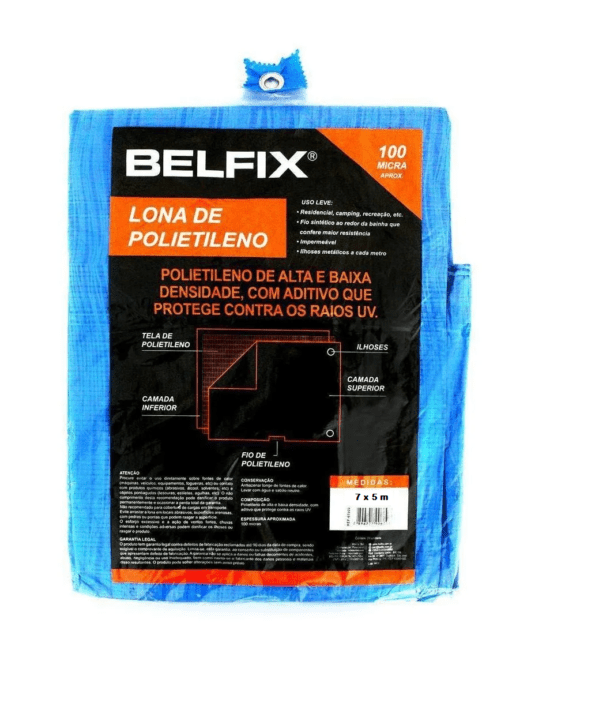 Lona De Polietileno Belfix 100 Micra Cilhos 7x5m 68700 (1)