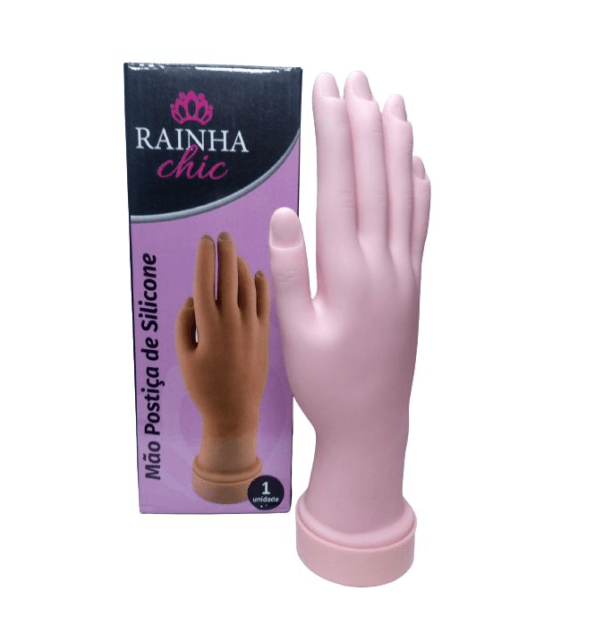 Mao De Silicone Articulavel Ptreino