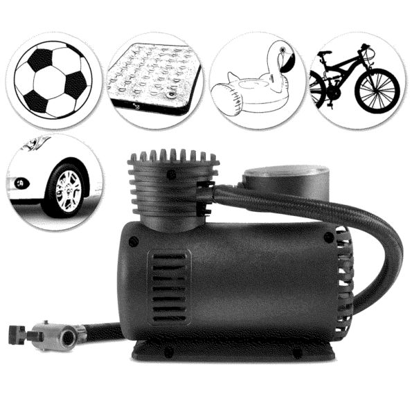 Mini Compressor Ar Automotivo Moto Bike Portátil 12v 300psi (1)