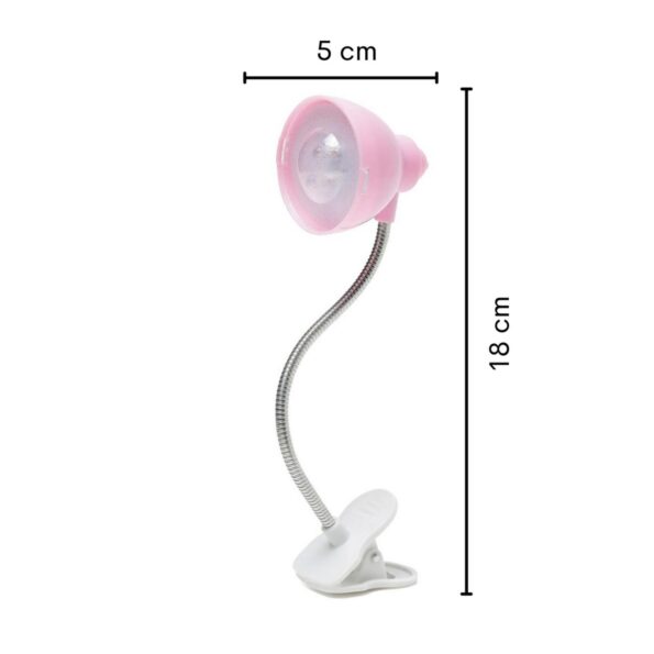 Mini Luminária Led Flexível Portátil Luz Branca (4)